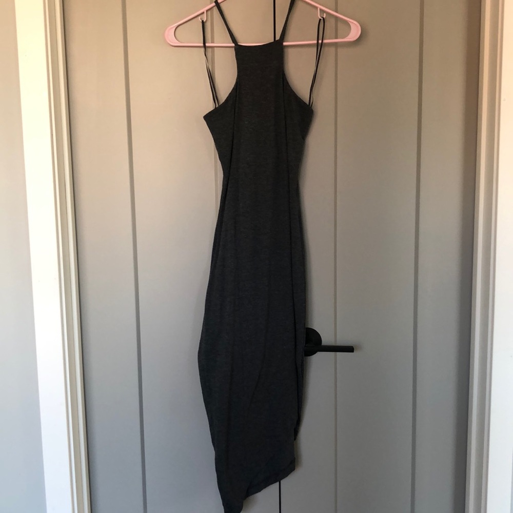 Dark gray dress